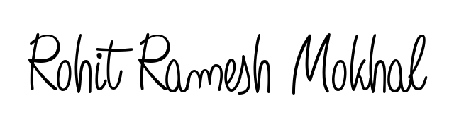 Personalize your online presence with Rohit Ramesh Mokhal signature rendered in elegant Angelique-Rose-font-FFP font. Great for website footers and blogs. Rohit Ramesh Mokhal signature style 5 images and pictures png