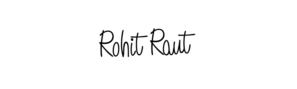 Rohit Raut stylish signature style. Best Handwritten Sign (Angelique-Rose-font-FFP) for my name. Handwritten Signature Collection Ideas for my name Rohit Raut. Rohit Raut signature style 5 images and pictures png