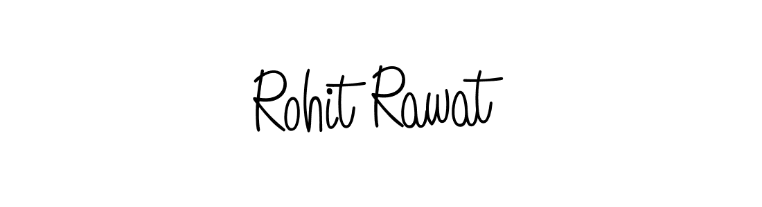 Design your own signature with our free online signature maker. With this signature software, you can create a handwritten (Angelique-Rose-font-FFP) signature for name Rohit Rawat. Rohit Rawat signature style 5 images and pictures png