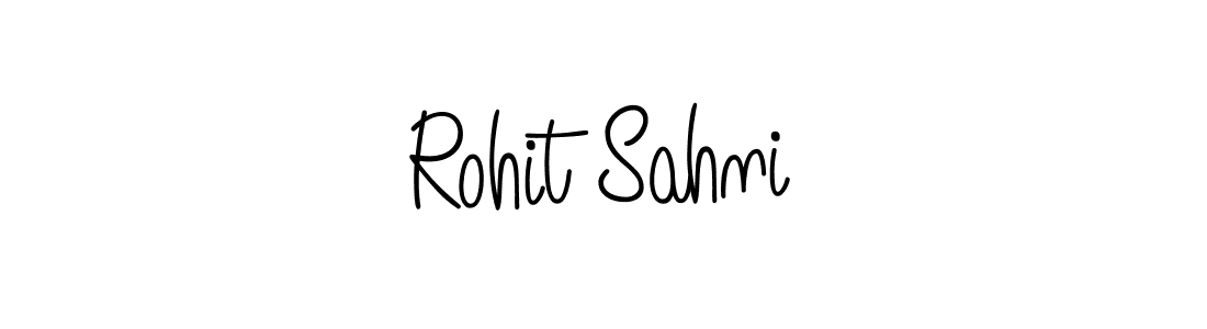 How to Draw Rohit Sahni signature style? Angelique-Rose-font-FFP is a latest design signature styles for name Rohit Sahni. Rohit Sahni signature style 5 images and pictures png