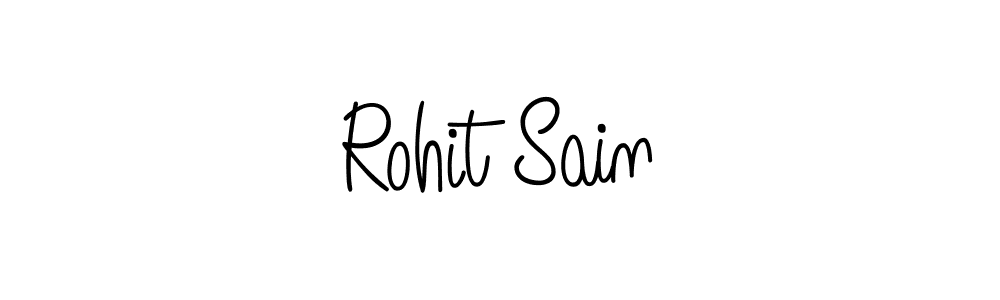 The best way (Angelique-Rose-font-FFP) to make a short signature is to pick only two or three words in your name. The name Rohit Sain include a total of six letters. For converting this name. Rohit Sain signature style 5 images and pictures png