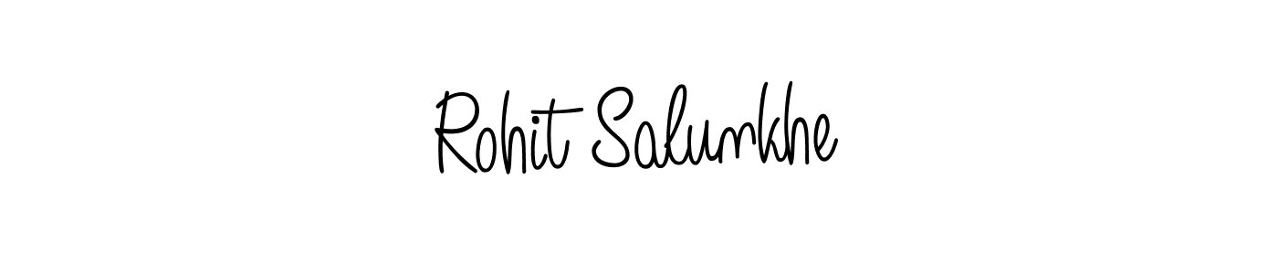 How to make Rohit Salunkhe name signature. Use Angelique-Rose-font-FFP style for creating short signs online. This is the latest handwritten sign. Rohit Salunkhe signature style 5 images and pictures png