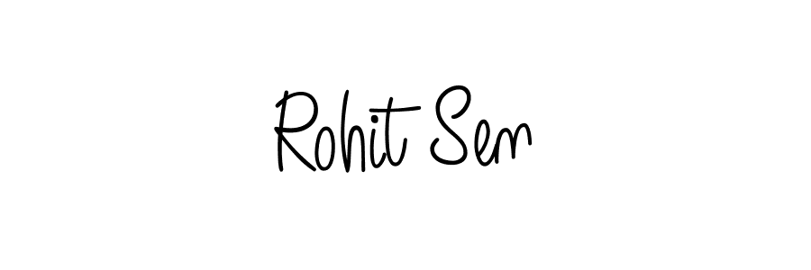 Design your own signature with our free online signature maker. With this signature software, you can create a handwritten (Angelique-Rose-font-FFP) signature for name Rohit Sen. Rohit Sen signature style 5 images and pictures png