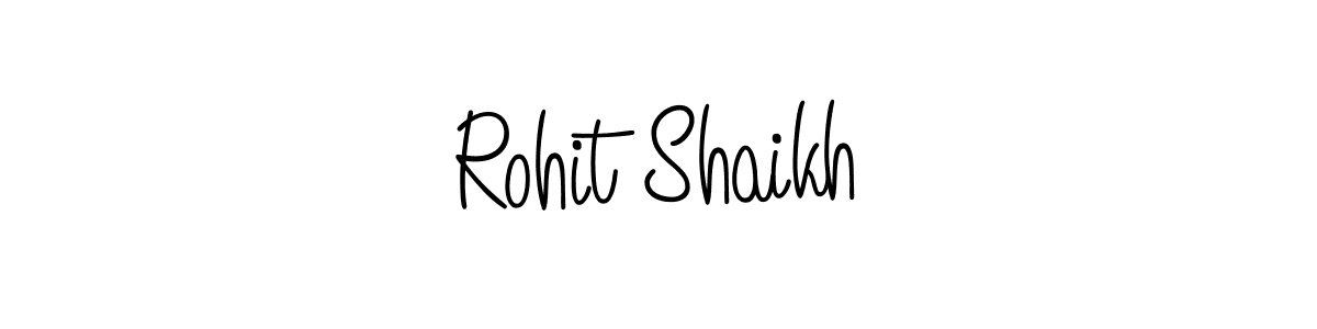 It looks lik you need a new signature style for name Rohit Shaikh. Design unique handwritten (Angelique-Rose-font-FFP) signature with our free signature maker in just a few clicks. Rohit Shaikh signature style 5 images and pictures png