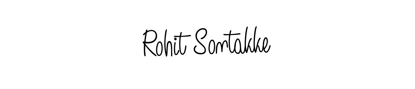 Rohit Sontakke stylish signature style. Best Handwritten Sign (Angelique-Rose-font-FFP) for my name. Handwritten Signature Collection Ideas for my name Rohit Sontakke. Rohit Sontakke signature style 5 images and pictures png