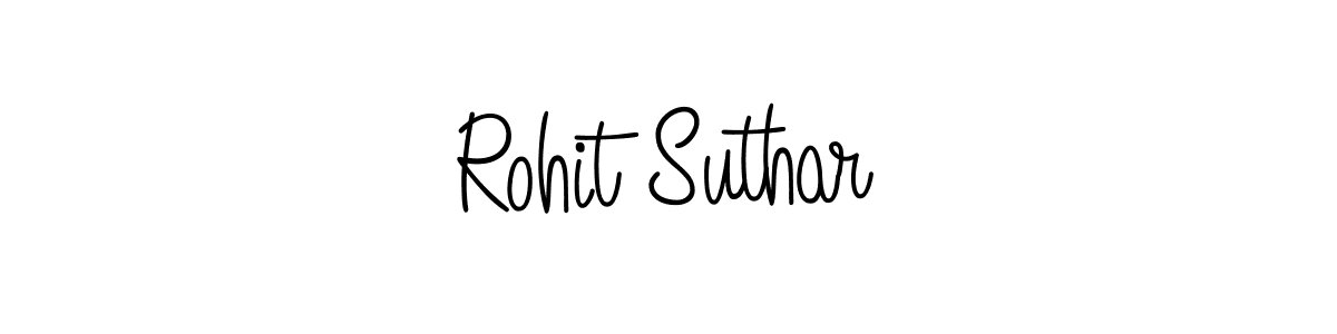It looks lik you need a new signature style for name Rohit Suthar. Design unique handwritten (Angelique-Rose-font-FFP) signature with our free signature maker in just a few clicks. Rohit Suthar signature style 5 images and pictures png