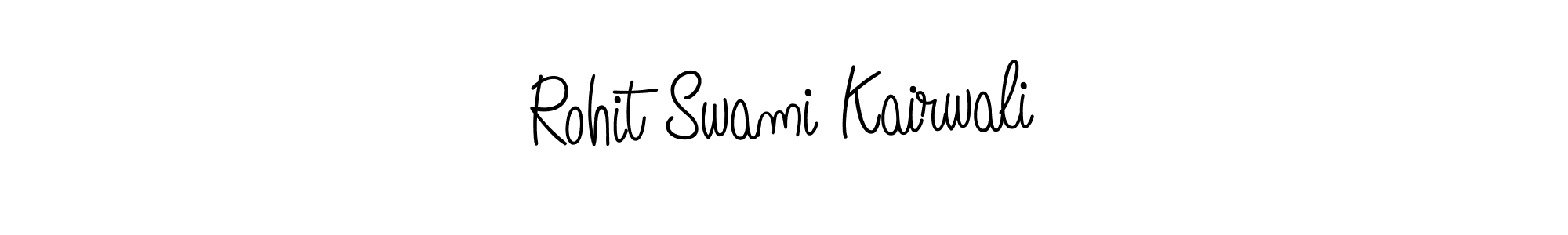 The best way (Angelique-Rose-font-FFP) to make a short signature is to pick only two or three words in your name. The name Rohit Swami Kairwali include a total of six letters. For converting this name. Rohit Swami Kairwali signature style 5 images and pictures png