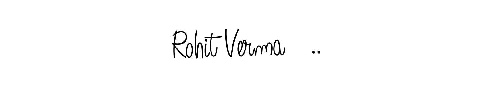 How to Draw Rohit Verma   .. signature style? Angelique-Rose-font-FFP is a latest design signature styles for name Rohit Verma   ... Rohit Verma   .. signature style 5 images and pictures png