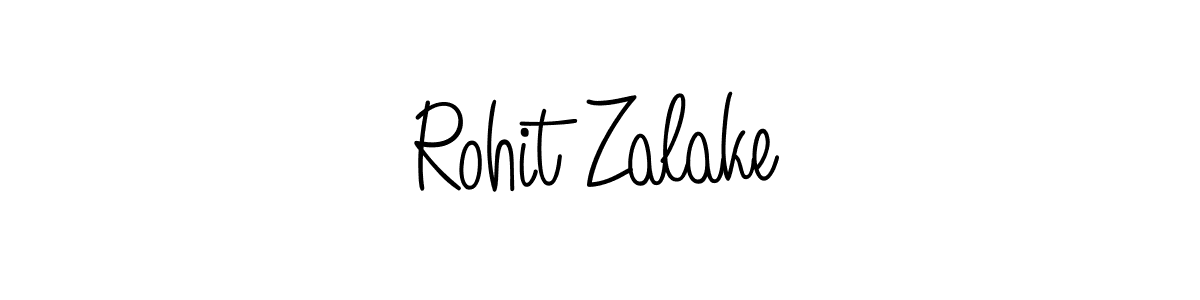 Design your own signature with our free online signature maker. With this signature software, you can create a handwritten (Angelique-Rose-font-FFP) signature for name Rohit Zalake. Rohit Zalake signature style 5 images and pictures png