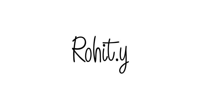 Create a beautiful signature design for name Rohit.y. With this signature (Angelique-Rose-font-FFP) fonts, you can make a handwritten signature for free. Rohit.y signature style 5 images and pictures png