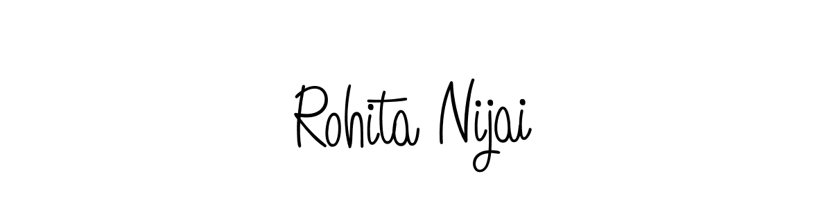 Best and Professional Signature Style for Rohita Nijai. Angelique-Rose-font-FFP Best Signature Style Collection. Rohita Nijai signature style 5 images and pictures png