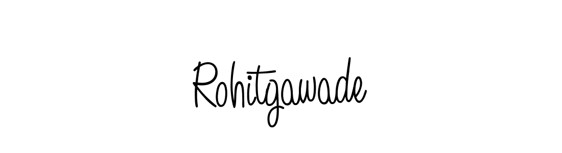 How to make Rohitgawade name signature. Use Angelique-Rose-font-FFP style for creating short signs online. This is the latest handwritten sign. Rohitgawade signature style 5 images and pictures png