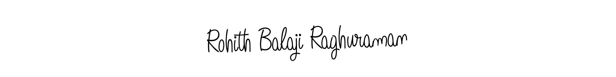 Make a beautiful signature design for name Rohith Balaji Raghuraman. With this signature (Angelique-Rose-font-FFP) style, you can create a handwritten signature for free. Rohith Balaji Raghuraman signature style 5 images and pictures png