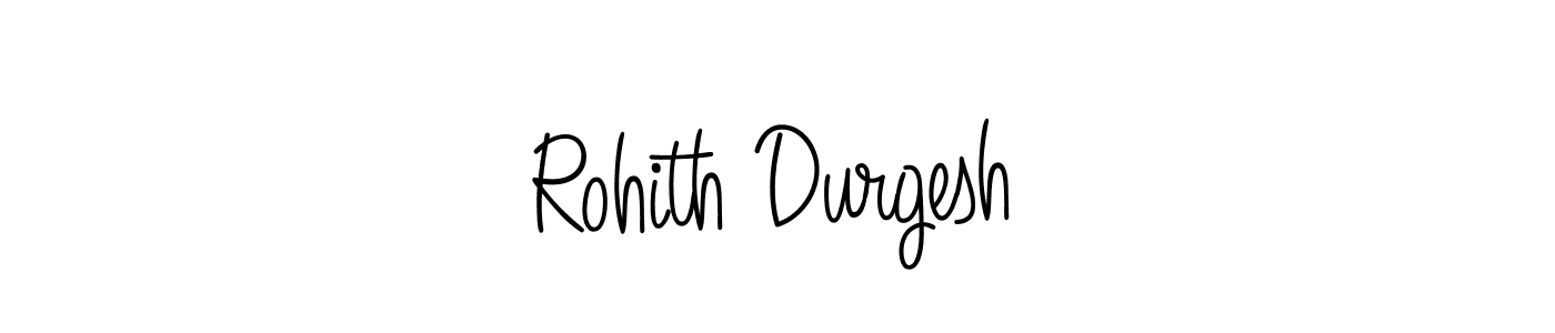 How to make Rohith Durgesh name signature. Use Angelique-Rose-font-FFP style for creating short signs online. This is the latest handwritten sign. Rohith Durgesh signature style 5 images and pictures png