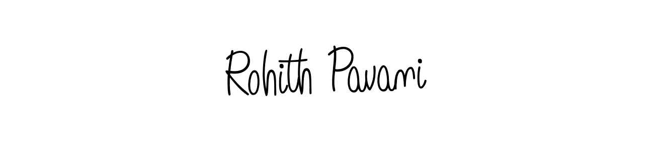 Rohith Pavani stylish signature style. Best Handwritten Sign (Angelique-Rose-font-FFP) for my name. Handwritten Signature Collection Ideas for my name Rohith Pavani. Rohith Pavani signature style 5 images and pictures png