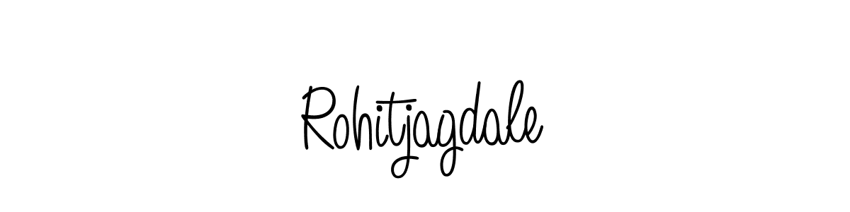 Also we have Rohitjagdale name is the best signature style. Create professional handwritten signature collection using Angelique-Rose-font-FFP autograph style. Rohitjagdale signature style 5 images and pictures png