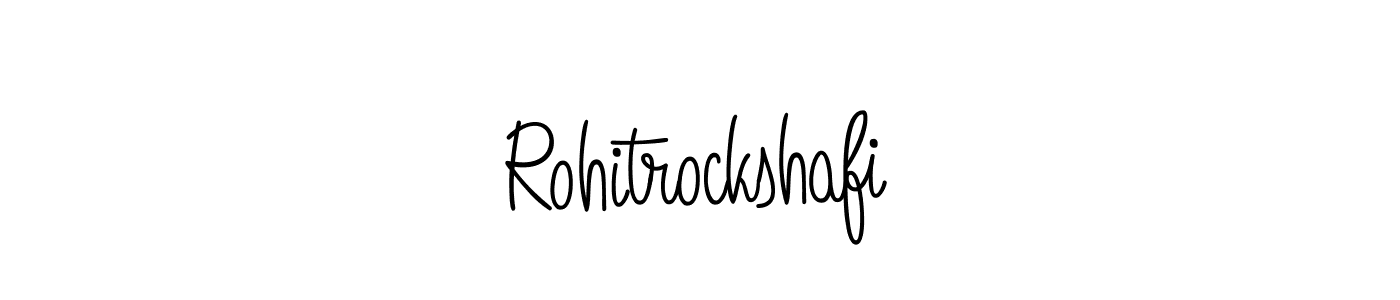 How to make Rohitrockshafi name signature. Use Angelique-Rose-font-FFP style for creating short signs online. This is the latest handwritten sign. Rohitrockshafi signature style 5 images and pictures png