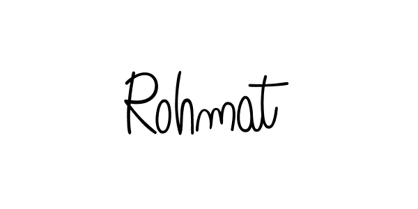 Check out images of Autograph of Rohmat name. Actor Rohmat Signature Style. Angelique-Rose-font-FFP is a professional sign style online. Rohmat signature style 5 images and pictures png