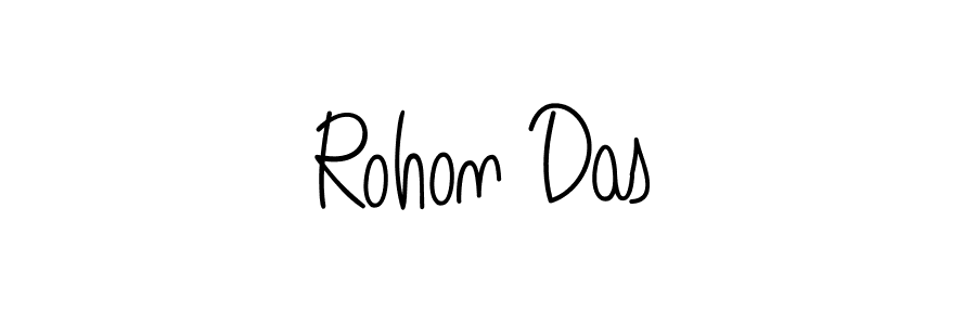 How to make Rohon Das name signature. Use Angelique-Rose-font-FFP style for creating short signs online. This is the latest handwritten sign. Rohon Das signature style 5 images and pictures png