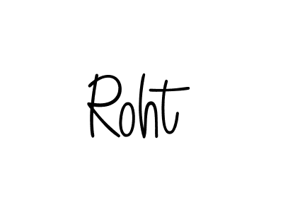 Roht stylish signature style. Best Handwritten Sign (Angelique-Rose-font-FFP) for my name. Handwritten Signature Collection Ideas for my name Roht. Roht signature style 5 images and pictures png