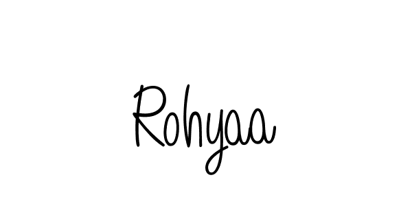 You can use this online signature creator to create a handwritten signature for the name Rohyaa. This is the best online autograph maker. Rohyaa signature style 5 images and pictures png