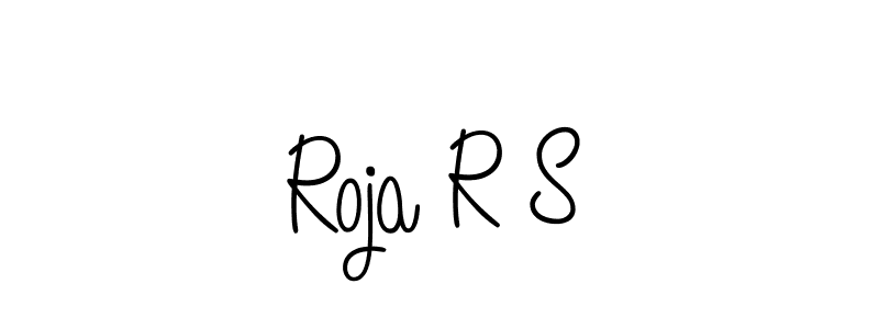 It looks lik you need a new signature style for name Roja R S. Design unique handwritten (Angelique-Rose-font-FFP) signature with our free signature maker in just a few clicks. Roja R S signature style 5 images and pictures png