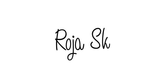Similarly Angelique-Rose-font-FFP is the best handwritten signature design. Signature creator online .You can use it as an online autograph creator for name Roja Sk. Roja Sk signature style 5 images and pictures png