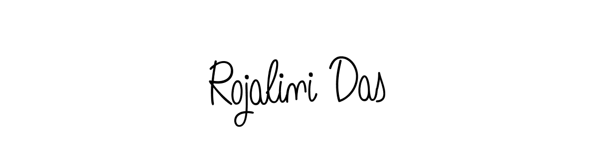 Make a beautiful signature design for name Rojalini Das. With this signature (Angelique-Rose-font-FFP) style, you can create a handwritten signature for free. Rojalini Das signature style 5 images and pictures png