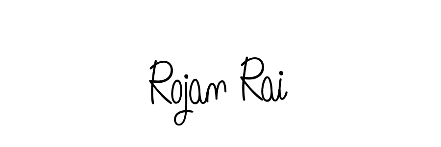 Also we have Rojan Rai name is the best signature style. Create professional handwritten signature collection using Angelique-Rose-font-FFP autograph style. Rojan Rai signature style 5 images and pictures png