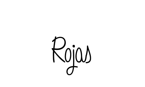 Design your own signature with our free online signature maker. With this signature software, you can create a handwritten (Angelique-Rose-font-FFP) signature for name Rojas. Rojas signature style 5 images and pictures png