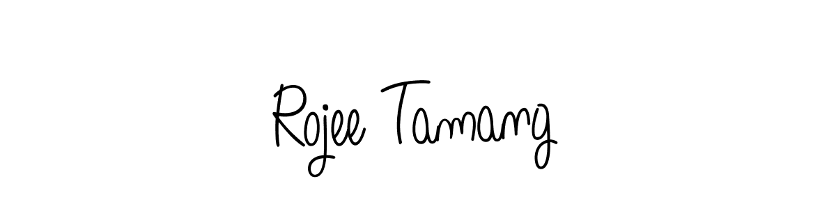 Once you've used our free online signature maker to create your best signature Angelique-Rose-font-FFP style, it's time to enjoy all of the benefits that Rojee Tamang name signing documents. Rojee Tamang signature style 5 images and pictures png