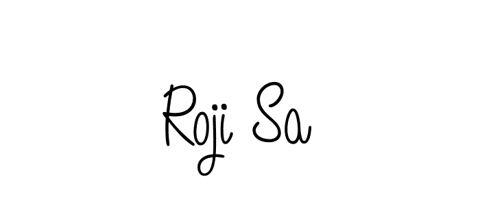 if you are searching for the best signature style for your name Roji Sa. so please give up your signature search. here we have designed multiple signature styles  using Angelique-Rose-font-FFP. Roji Sa signature style 5 images and pictures png