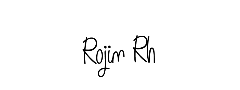 The best way (Angelique-Rose-font-FFP) to make a short signature is to pick only two or three words in your name. The name Rojin Rh include a total of six letters. For converting this name. Rojin Rh signature style 5 images and pictures png