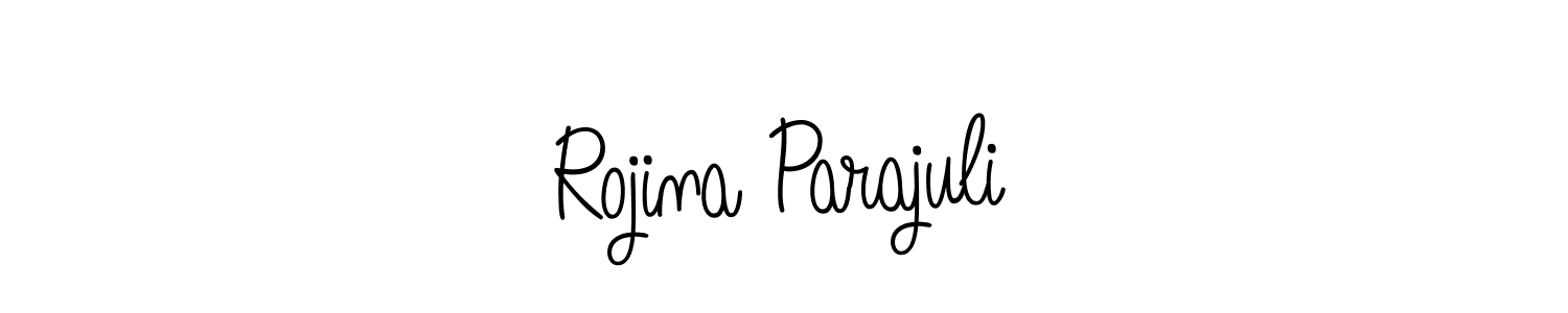 Similarly Angelique-Rose-font-FFP is the best handwritten signature design. Signature creator online .You can use it as an online autograph creator for name Rojina Parajuli. Rojina Parajuli signature style 5 images and pictures png