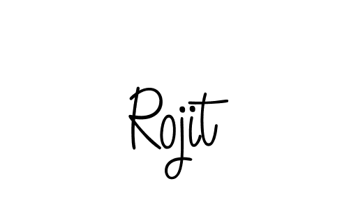 The best way (Angelique-Rose-font-FFP) to make a short signature is to pick only two or three words in your name. The name Rojit include a total of six letters. For converting this name. Rojit signature style 5 images and pictures png
