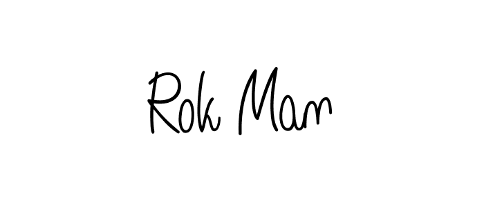 Here are the top 10 professional signature styles for the name Rok Man. These are the best autograph styles you can use for your name. Rok Man signature style 5 images and pictures png