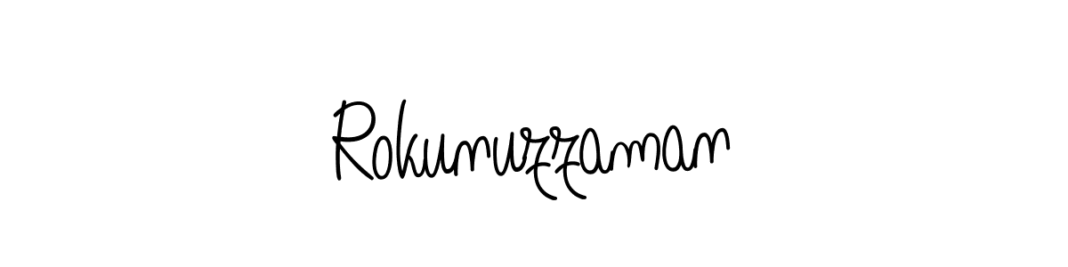 Here are the top 10 professional signature styles for the name Rokunuzzaman. These are the best autograph styles you can use for your name. Rokunuzzaman signature style 5 images and pictures png