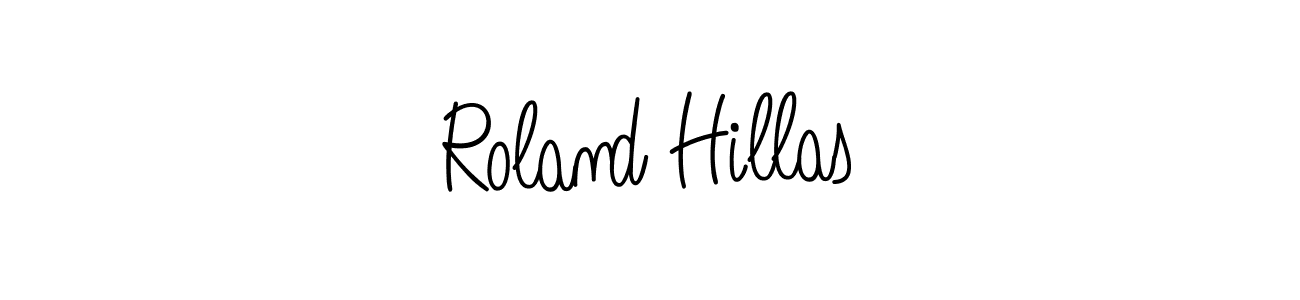 The best way (Angelique-Rose-font-FFP) to make a short signature is to pick only two or three words in your name. The name Roland Hillas include a total of six letters. For converting this name. Roland Hillas signature style 5 images and pictures png