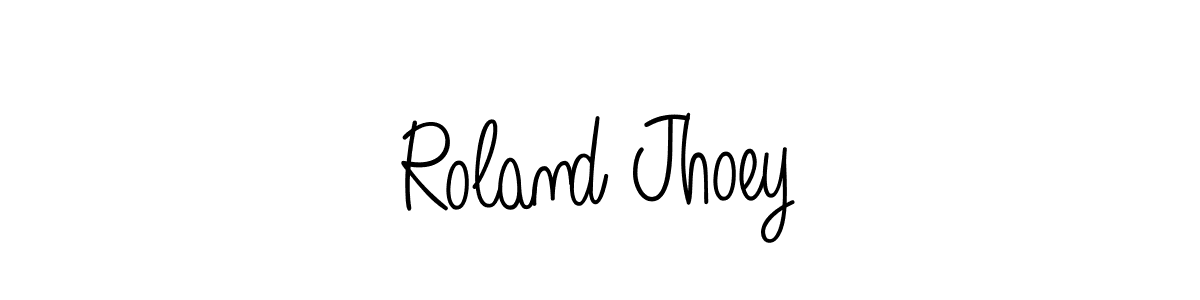 Also we have Roland Jhoey name is the best signature style. Create professional handwritten signature collection using Angelique-Rose-font-FFP autograph style. Roland Jhoey signature style 5 images and pictures png