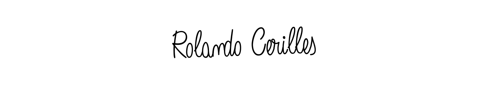 if you are searching for the best signature style for your name Rolando Cerilles. so please give up your signature search. here we have designed multiple signature styles  using Angelique-Rose-font-FFP. Rolando Cerilles signature style 5 images and pictures png