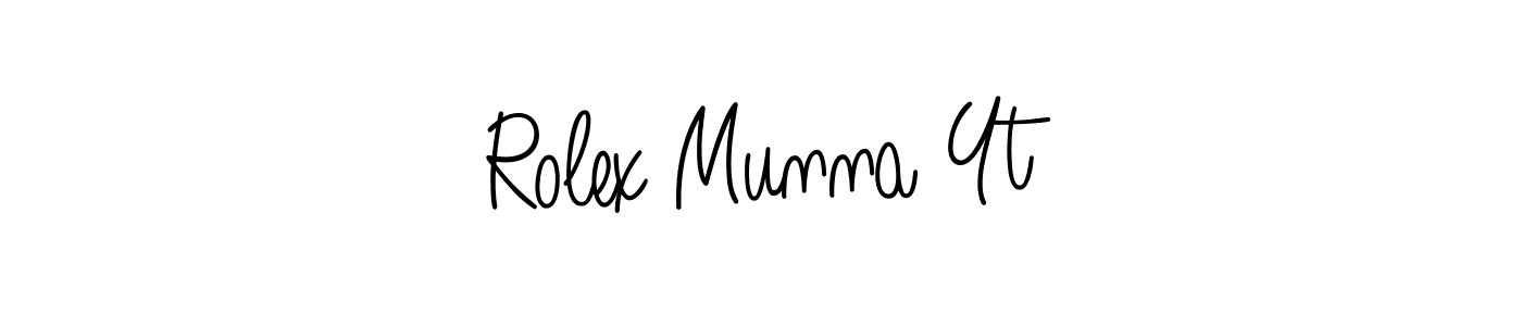 Make a beautiful signature design for name Rolex Munna Yt. Use this online signature maker to create a handwritten signature for free. Rolex Munna Yt signature style 5 images and pictures png