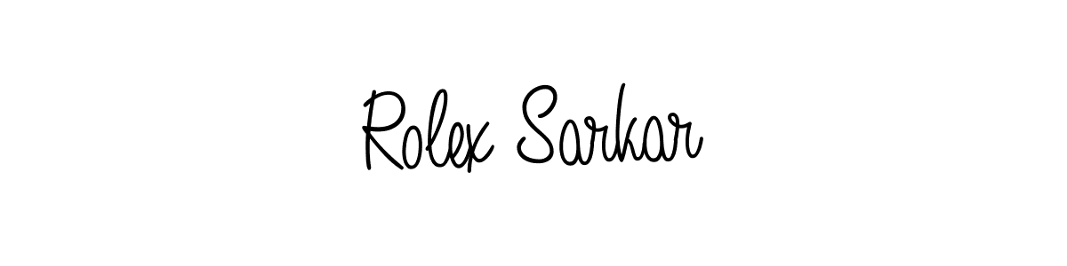 Also You can easily find your signature by using the search form. We will create Rolex Sarkar name handwritten signature images for you free of cost using Angelique-Rose-font-FFP sign style. Rolex Sarkar signature style 5 images and pictures png