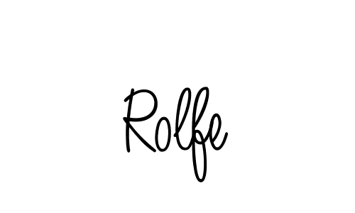 Rolfe stylish signature style. Best Handwritten Sign (Angelique-Rose-font-FFP) for my name. Handwritten Signature Collection Ideas for my name Rolfe. Rolfe signature style 5 images and pictures png