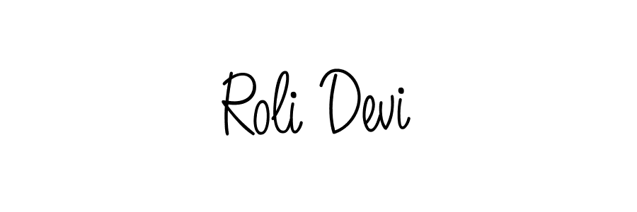 It looks lik you need a new signature style for name Roli Devi. Design unique handwritten (Angelique-Rose-font-FFP) signature with our free signature maker in just a few clicks. Roli Devi signature style 5 images and pictures png