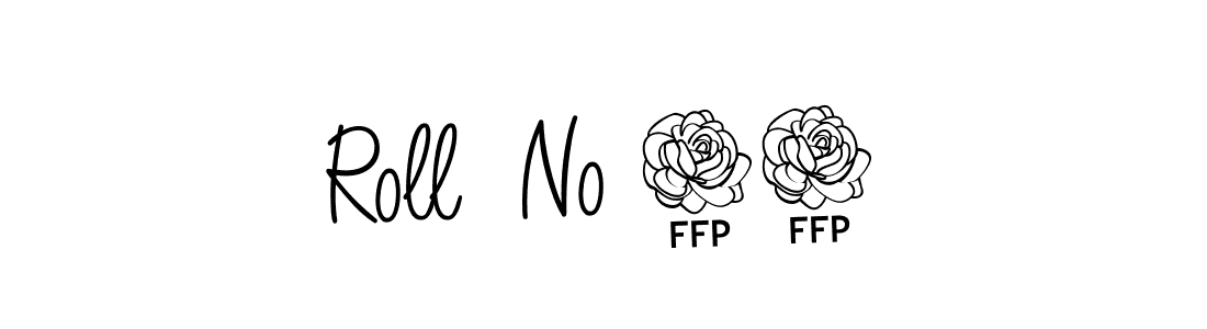 Create a beautiful signature design for name Roll  No 13. With this signature (Angelique-Rose-font-FFP) fonts, you can make a handwritten signature for free. Roll  No 13 signature style 5 images and pictures png