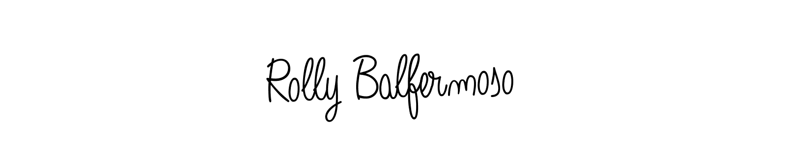 How to Draw Rolly Balfermoso signature style? Angelique-Rose-font-FFP is a latest design signature styles for name Rolly Balfermoso. Rolly Balfermoso signature style 5 images and pictures png