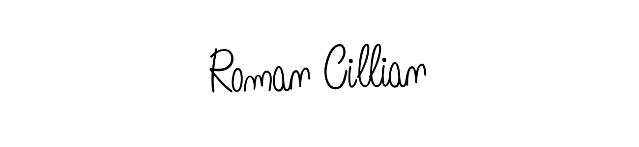 Check out images of Autograph of Roman Cillian name. Actor Roman Cillian Signature Style. Angelique-Rose-font-FFP is a professional sign style online. Roman Cillian signature style 5 images and pictures png