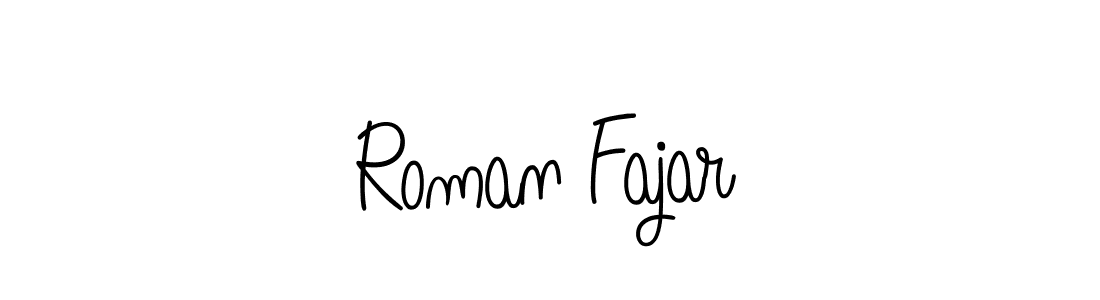 Best and Professional Signature Style for Roman Fajar. Angelique-Rose-font-FFP Best Signature Style Collection. Roman Fajar signature style 5 images and pictures png