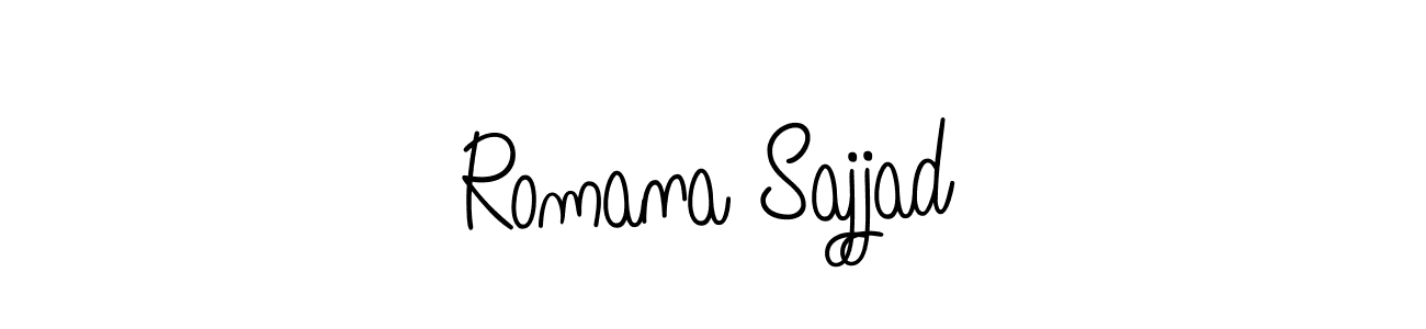 You can use this online signature creator to create a handwritten signature for the name Romana Sajjad. This is the best online autograph maker. Romana Sajjad signature style 5 images and pictures png