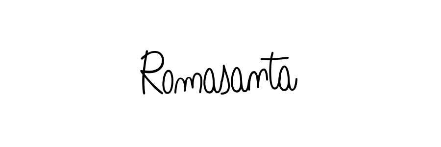 Here are the top 10 professional signature styles for the name Romasanta. These are the best autograph styles you can use for your name. Romasanta signature style 5 images and pictures png